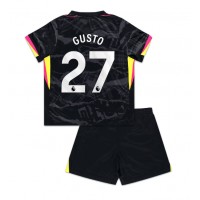 Echipament fotbal Chelsea Malo Gusto #27 Tricou Treilea 2024-25 pentru copii maneca scurta (+ Pantaloni scurti)